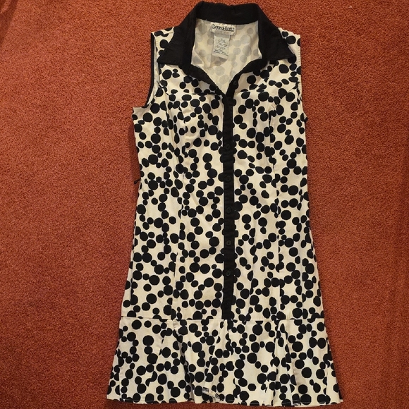 Danny & Nicole Dresses & Skirts - Danny & Nicole Black and White Polka Dot Mini Dress